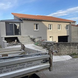 Façadier rénovation façade enduit crépi à Brioude