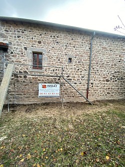 Façadier joints de pierre à la chaux à Le Puy-en-Velay