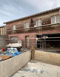 Rénovation de façade à Costaros (43)