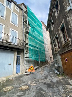 Crépi de façade à Langogne (48)