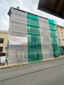 Ravalement de façade à la chaux à Monistrol-d’Allier (43)