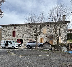 Rejointoiement de façade en pierre à Coubon (43)