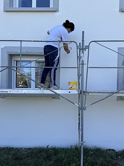Peinture de façade à Fontannes (43)