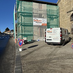 Ravalement de façade en crépi à Perrier (63)