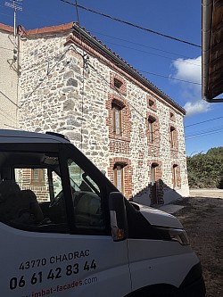 Rejointoiement de façade en pierre à Langogne (48)